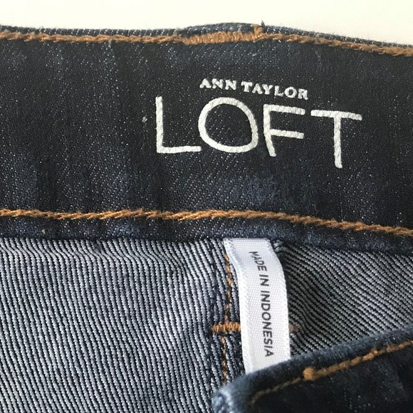Ann Taylor LOFT Modern Crop Stretch Jeans Capri - Picture 4 of 4
